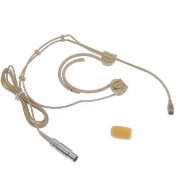 Skladacia CL8 Cardioid Kapsule Headset Mikrofón Mini TA3F 3Pin Pre AKG Samson Bezdrôtový BodyPack Kov Zapojte