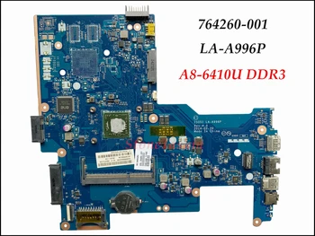 Skutočné 764260-501 pre HP Pavilion 15-G notebook Doske ZS051 LA-A996P 764260-001 A8-6410U DDR3 100% Testované