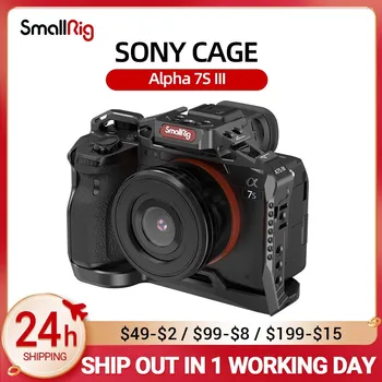 SmallRig DSLR Fotoaparát Klietka pre Sony Alpha 7S III Fotoaparát Klietky A7siii Klietky Plošinu 3065