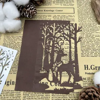 Sob lesa rám Rezanie Kovov Zomrie DIY Scrapbooking Album Papier Karty Dekorácie Remesiel Razba Die Kusy Ručne