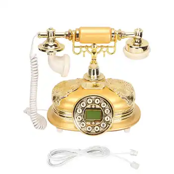 Starožitný Šnúrový Telefón Pevnej linky, Domáce Telefóny Vintage Klasické Keramické Domov Telefón Starožitné LCD Displej IDENTIFIKÁCIA Volajúceho