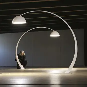 Stojaca lampa taliansky rybárske lampa módne moderné kreatívny dizajnér výstavná sieň hotel lobby villa obývacia izba podlaha lampa