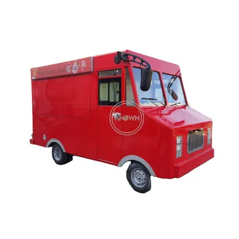Street Mobile Fast Food Košíka Ice Cream Predajné Truck Historických Vozidiel Varenie Trailer Kiosku Na Predaj