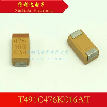 T491C476K016AT 47uF ±10% 16V C 6032 Tantal kondenzátor Nové a Originálne