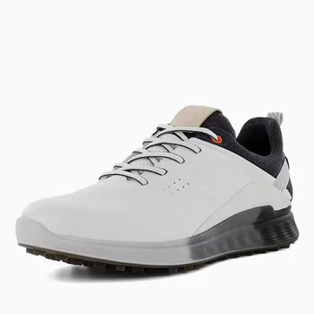 TaoBo pravej Kože Profesionálne Golfové Topánky pre Mužov Vonkajšie Svetlo Hmotnosť Spikeless Školenia Golf Tenisky Bežné Vychádzkové Topánky