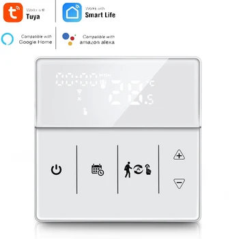 Tuya WiFi Smart Termostat, Elektrické Podlahové Vykurovanie Voda/Plyn Kotol Teploty Diaľkový ovládač pre Google Domov, Alexa