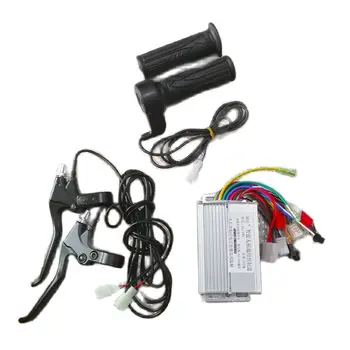 Twist plynového pedála Akcelerátora&Elektrický Brzdy&Striedavý Regulátor 36V-48V 350W/500W pre Elektrické Bicykli/kolobežke/E-BIKE/BLDC Motor