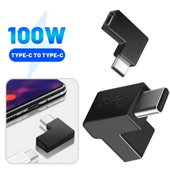 USB Typu C Adaptér pre Macbook Samsung Notebook Poplatok Converter 100W 5A Rýchle Nabíjanie Adaptér 10Gbps Dátový Konektor