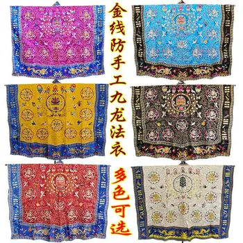 Unisex Vysokej Kvality Taoistických Výšivky Dragon Kowloon rúch Cassock Župan Taoizmu Oblečenie Odev, Šaty