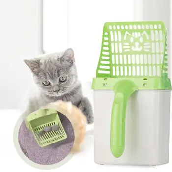 Užitočné Podstielku Lopatu Pet Cleaning Tool Lopatka sift Mačka Piesku Čistiacich Produktov pre Psov Kopčeky Na Mačacie Wc Školenia Kit