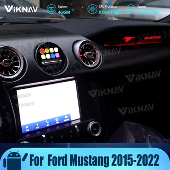Virtuálny Kokpit združenom Digitálny Panel LCD Pre Ford Mustang 2015-2022 Panel Speedmeter Multimediálny Prehrávač