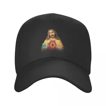 Vlastné Najsvätejšieho Srdca ježišovho šiltovku pre Mužov, Ženy Priedušná Kresťanskej Katolíckej Boh Otec Klobúk Streetwear