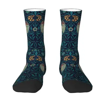 Vták Tým, William Morris Šaty Ponožky Muži Ženy Teplej Módy Textilné Vzor Posádky Ponožky