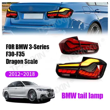 Vysoko Kvalitné Auto Chvost Svetlo Brzdové Svietidlo Pre BMW Radu 3 F30 F35 2012-2018 Auto Zadné Lampy, LED Cez zadné svetlo Auto Modifikácia