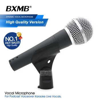 Vysoká Kvalita SM Profesionálne Káblové pripojenie Mikrofónu 58LC 58S Cardioid Dynamický Mikrofón S Prepínačom Na Výkon Živé Vokálne Karaoke