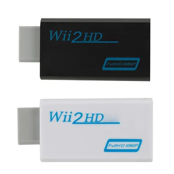 WII na kompatibilný s HDMI Prevodník HD 1080P Wii 2 Adaptér 3,5 mm Audio pre PC HDTV