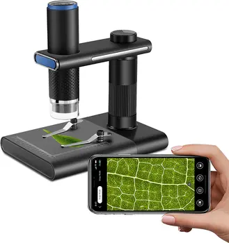 WiFi Kamera Mikroskop pre Telefón 50-1000x Prenosné Prenosné USB Digitálny Mikroskop s Nastaviteľný Stojan Pre iPhone, iPad Android