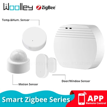 Woolley Zigbee Vyhovovali Zigbee Bránou Teplota a Vlhkosť, Senzor Senzor Pohybu Dvere/Okno, Senzor Zigbee 3.0 Smart Home Series