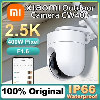 Xiao 2022 Vonkajšie Kamery CW400 2.5 K HD Sledovanie, Kamera Farebná Nočné Videnie Dual Antény Wifi Monitor Zvuk Budíka