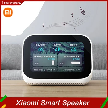 Xiao AI Touch Screen Reproduktor Bluetooth 5.0 3.97 palcový Digitálny Displej Budík, WiFi, Smart connect Pre Smart Mi Reproduktor