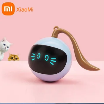 Xiao Inteligentné Mačky Provokujúcej Hračka Ball 3 Minút Automatický Pohotovostný režim Farebné Osvetlenie Mačka Teasings Stick Self-odľahčenie Artefakt