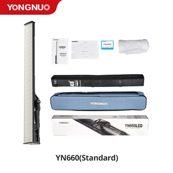 Yongnuo YN660 Ručné 3200-5500K RGB Farebné Ice Stick LED Video Svetlo Dotknite Nastavenie Riadené Phone