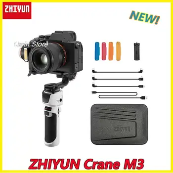 ZHIYUN Žeriav M3 Gimbal pre Mirrorless Fotoaparáty Smartphone Action Cam Ručné Stabilizátor pre Kamery iPhone 14 Pro Max