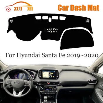 ZUIMI Panel Kryt Dash Mat Dashmat Pre Hyundai Santa Fe 2019~2020 LHD Prístrojovej Doske Kryt Pad slnečník