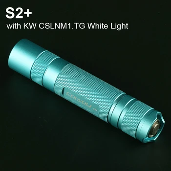 Zostava S2 Plus KW CSLNM1.TG Biele Svetlo Led Cyan Baterka Linterna Mini Pochodeň 18650 Bleskové Svetlo, Kempovanie, Rybárske Práce Lampa