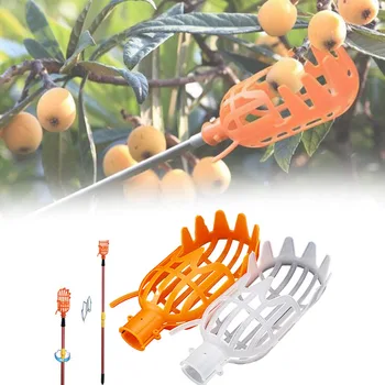 Záhradný Kôš Ovocia Picker Hlavu Multi-Farebné Plastové Ovocie Vychystávanie Nástroj Catcher Poľnohospodárskej Bayberry Jujube Trhanie Dodávky