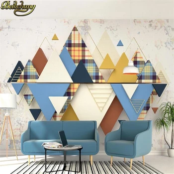 beibehang vlastné Geometrické hexagon nástenné Maľby, Tapety Moderné Nástenné Obývacej Izby, Spálne Dekorácie Foto Wall Papiera, Maľovanie