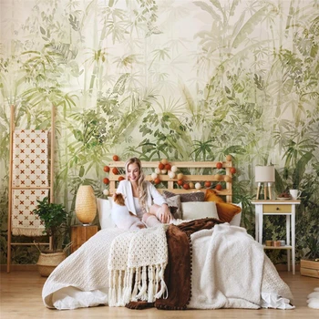 beibehang vlastné Nordic Juhovýchodnej Ázii tropickej džungli tapety pre obývacia izba dekorácie gauč nástenná maľba, TV joj, steny papier