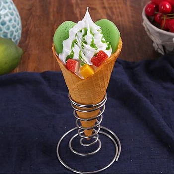 ice cream okne displeja potravín model falošné občerstvenie, zmrzlina stebėtų kužeľ vzorky plesní simulácia lístkového kužeľ formy dekorácie, rekvizity