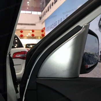 matt silver abs auto predné okno trojuholník rám trim pre renault kadjar 2015 2016 2017 2018 2019 2020 2021 dekorácie auto