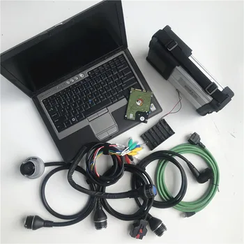 mb star c5 hdd SD Conenct s notebookom D630 diagnostické PC (4 gb ram), najnovší softvér 2023.09 v mb auto & truck diagnóza