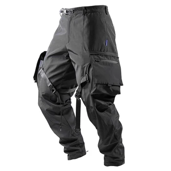 reindee lusion steven cargo nohavice s popruhmi veľké vrecká nepremokavé vonkajšie techwear darkwear ninjawear