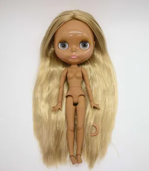 spoločné telo Nahé Blyth Bábiku,Pôvodné bábiku ,Vhodné Pre DIY blond vlasy čiernej kože 20181029