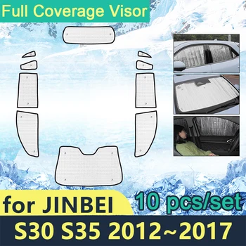 Úplné Pokrytie Slnečníky Na Jinbei S30 S35 2012~2017 Auto Na Ochranu Pred Slnkom Windshields Bočné Okná Príslušenstvo Parasol 2016 2015 2014