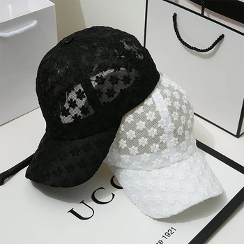 Šiltovku pre Ženy Bielymi Kvetmi Sunhats Vonkajšie Gorras Módny Návrhár Luxusných Chapeu Snapback Kpop Clony proti oslneniu Pláž Hat