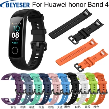 Šport Náramok na Zápästie pre Huawei Honor 4 Smart Nahradenie Nastaviteľné Watchband pre Huawei Honor 4 Silikónové Hodinky Band