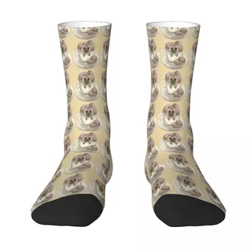 Šálka Mačka Miwe Zvierat Ponožky Ponožky Muži Ženy Polyester Pančuchy Prispôsobiteľné Hip Hop